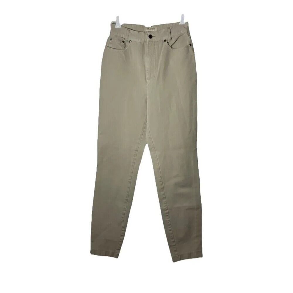 Cambio Sport Womens Stretch Beige Pants Jeans High Waisted US 25